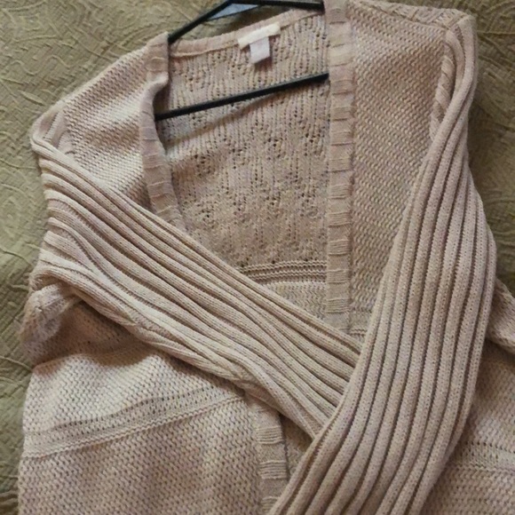 Chico’s Brand Cardigan Beige color - Picture 3 of 4